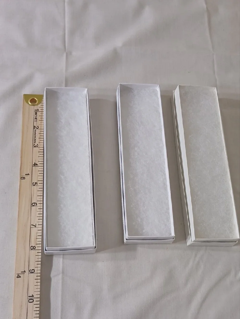 White Storage Organizer Boxes - Set of 3